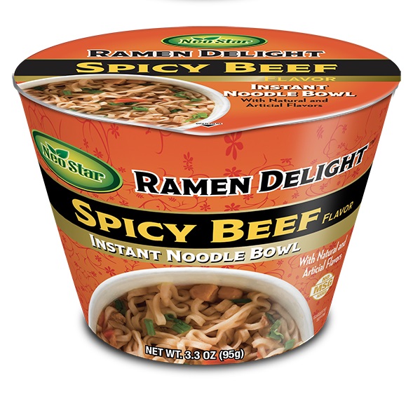 3.35oz Ramen Bowl, Hot & Spicy Beef